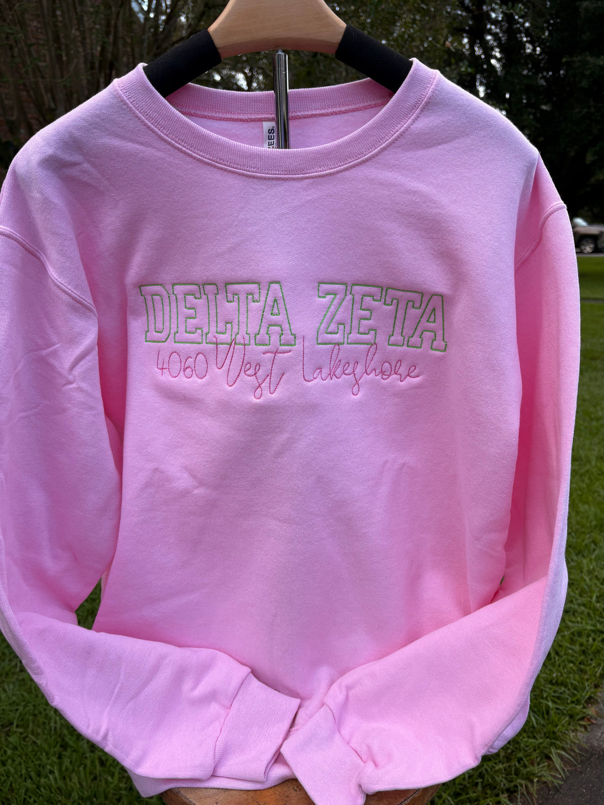 Delta Zeta Address Sweatshirt