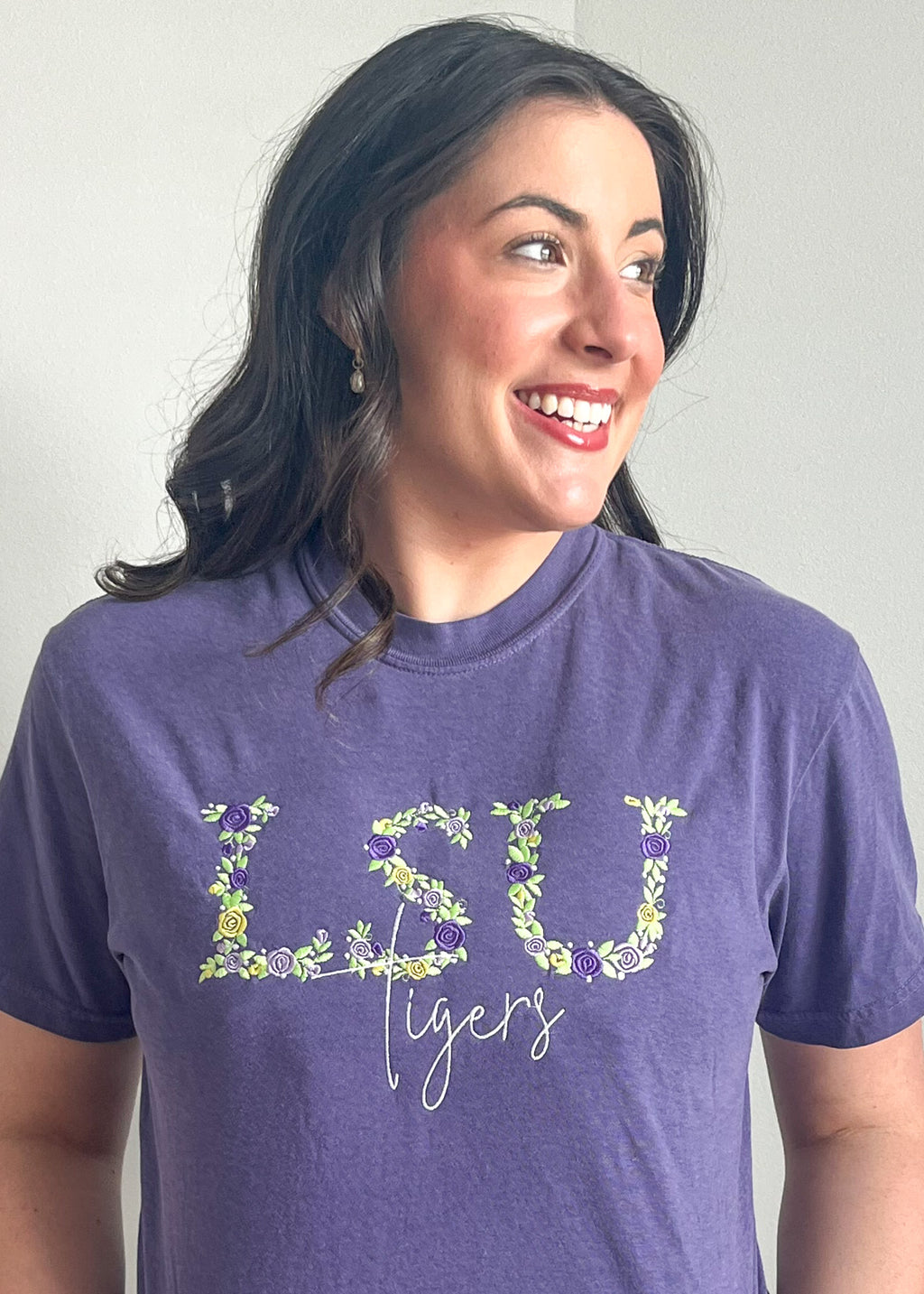 LSU Floral Tee