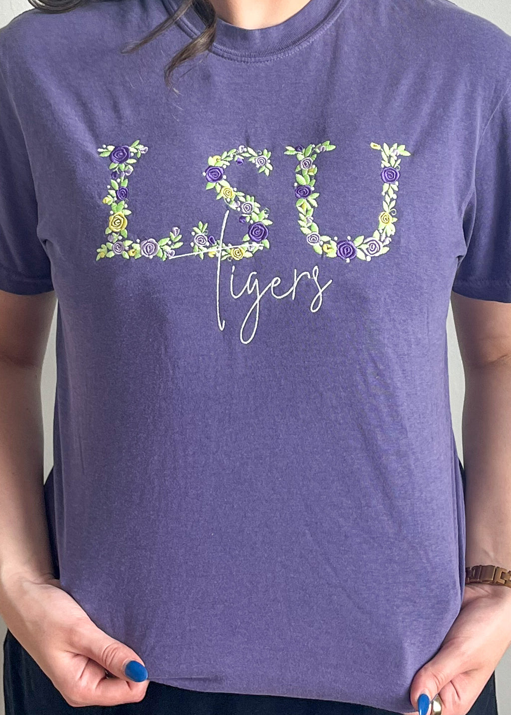 LSU Floral Tee