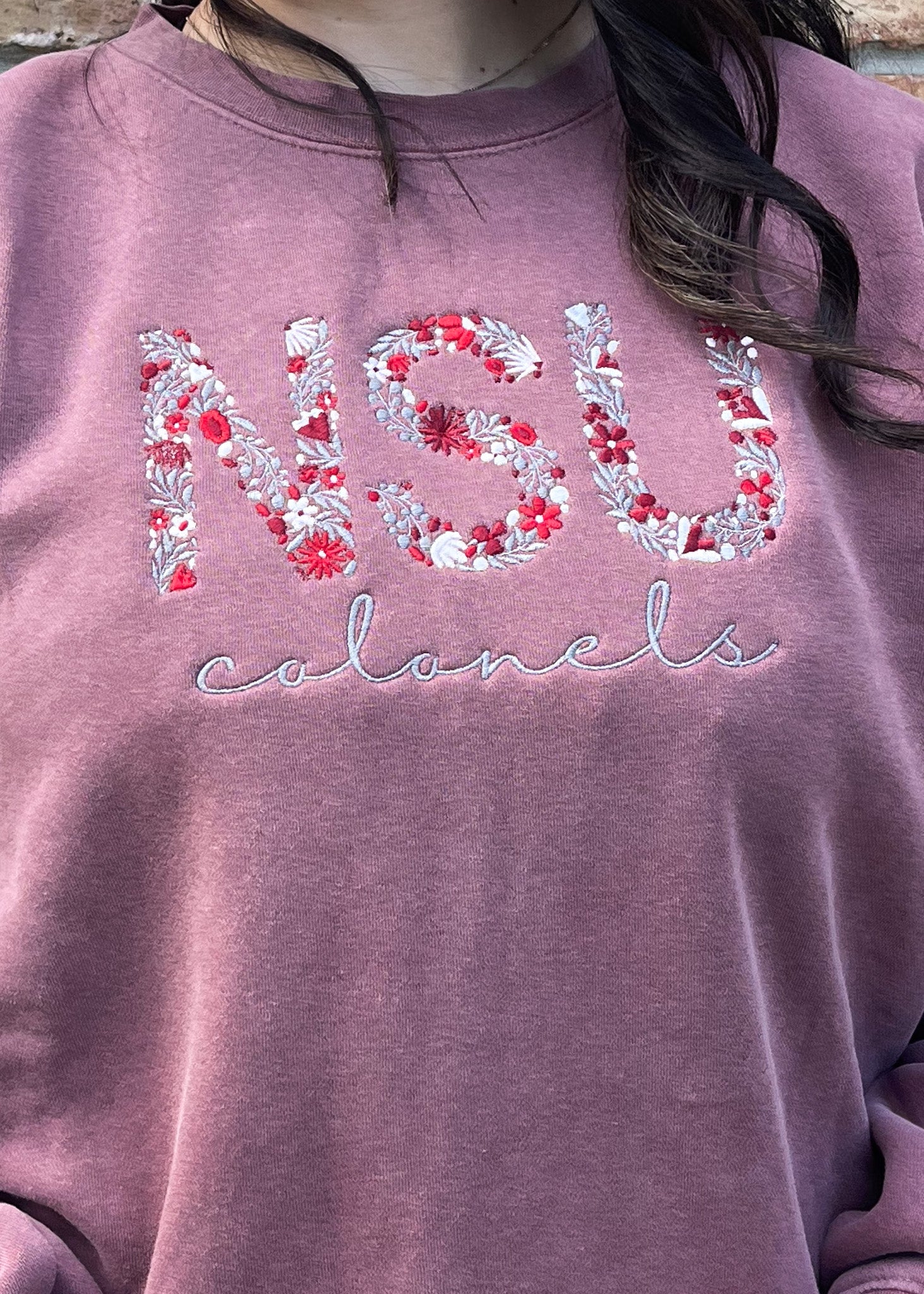 NSU Floral Sweatshirt