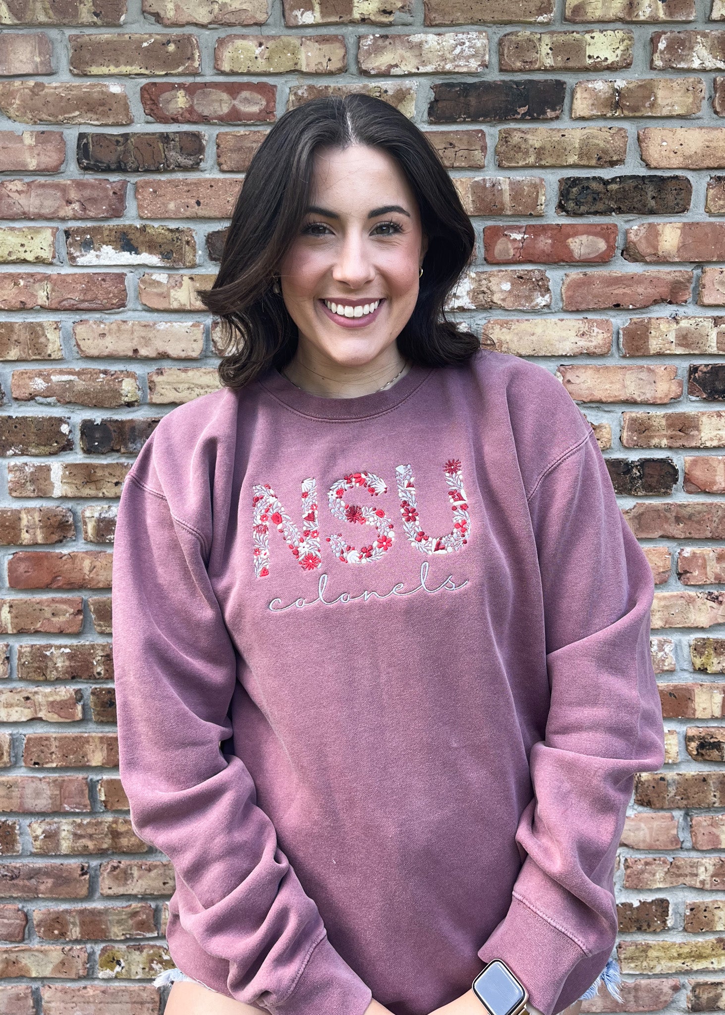 NSU Floral Sweatshirt