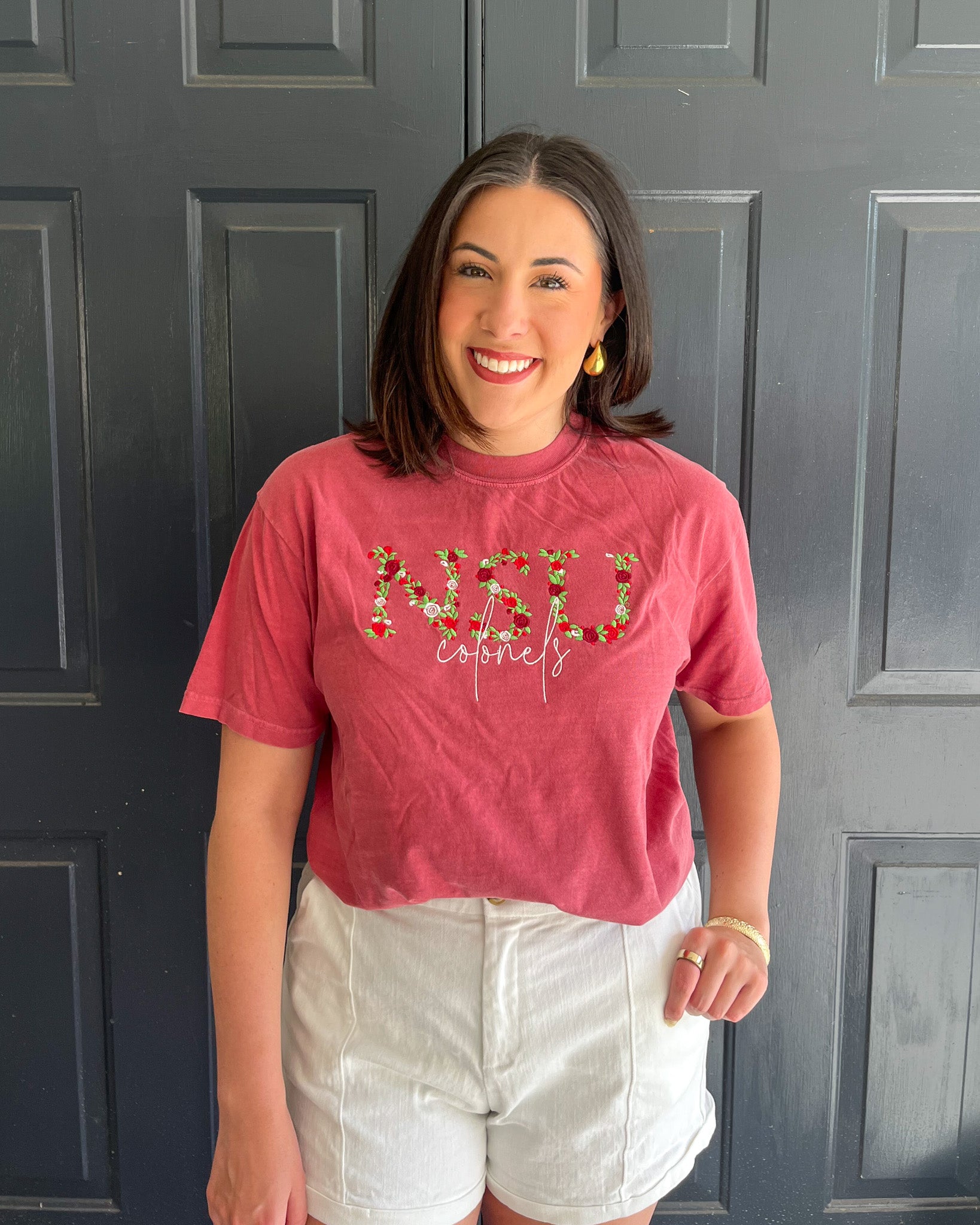NSU Floral Tee