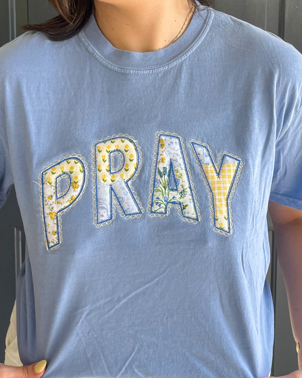 PRAY Applique Tee
