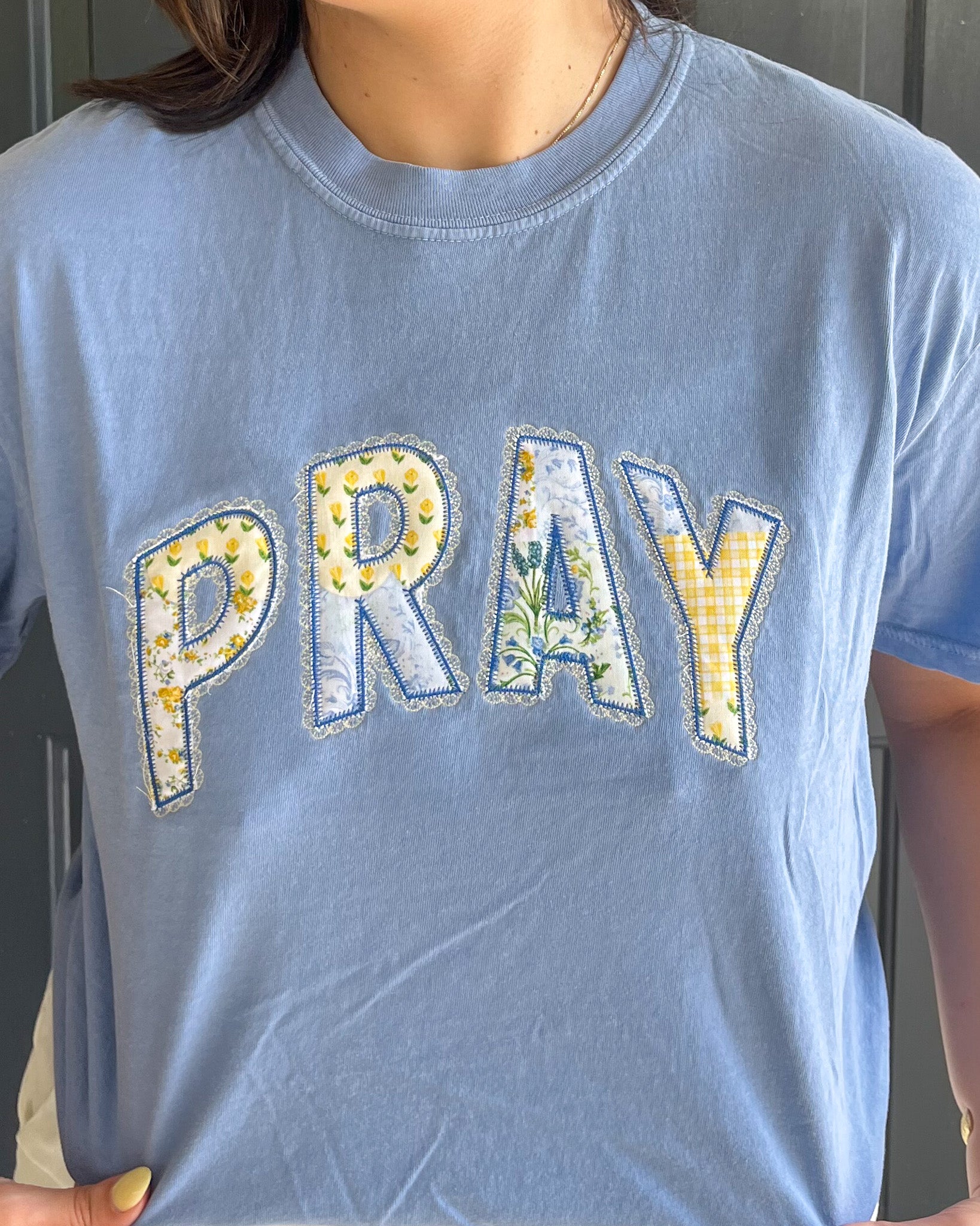 PRAY Applique Tee