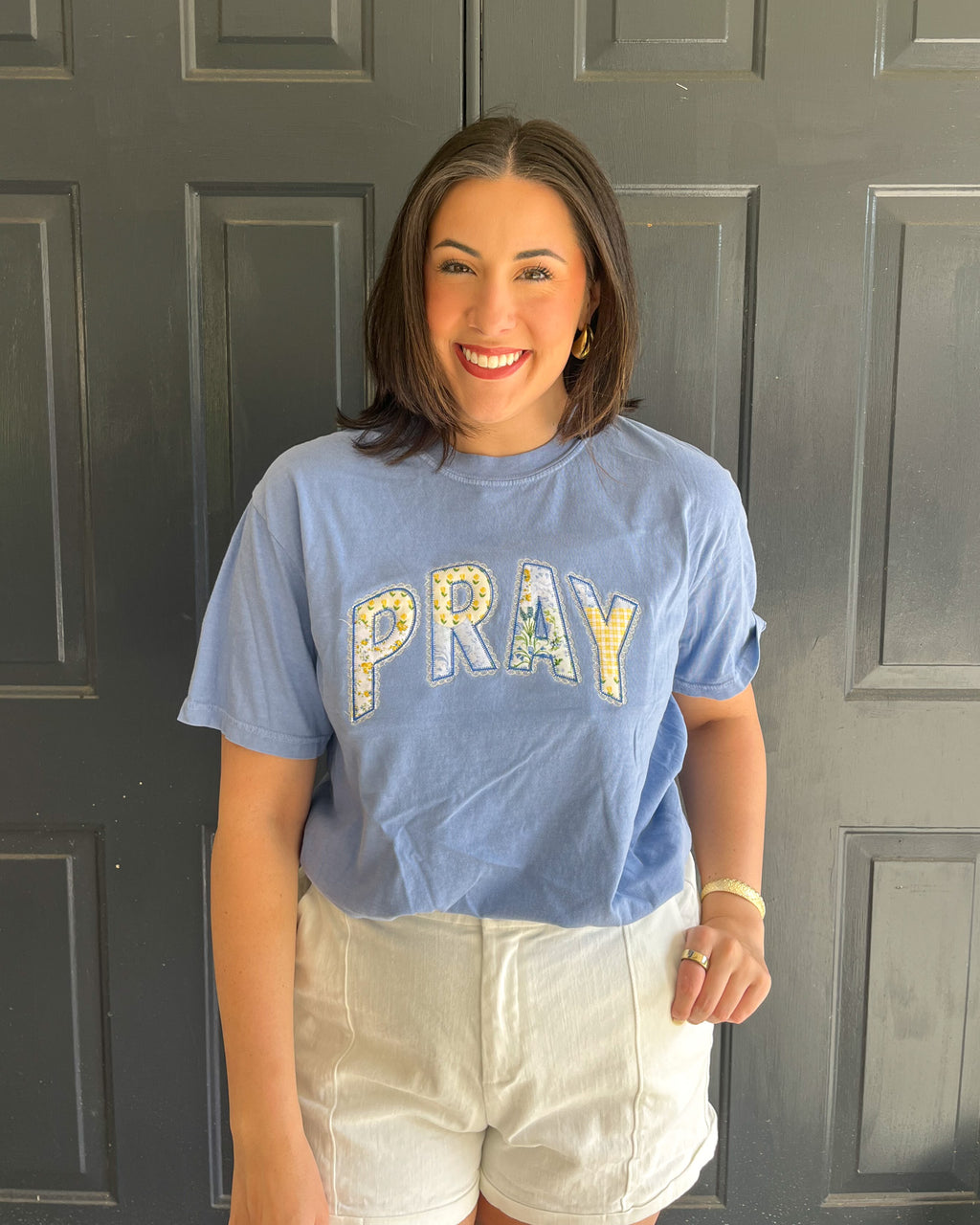 PRAY Applique Tee